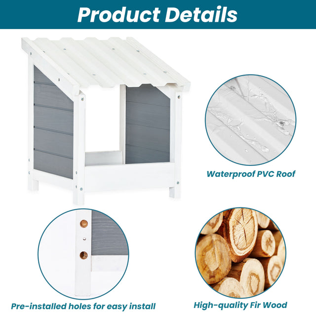 PETSFIT Chicken Nest Box Wood Single Boxes for Laying Eggs with PVC Roof product image showing 4 708005ff 1258 44ef 9f59 4...