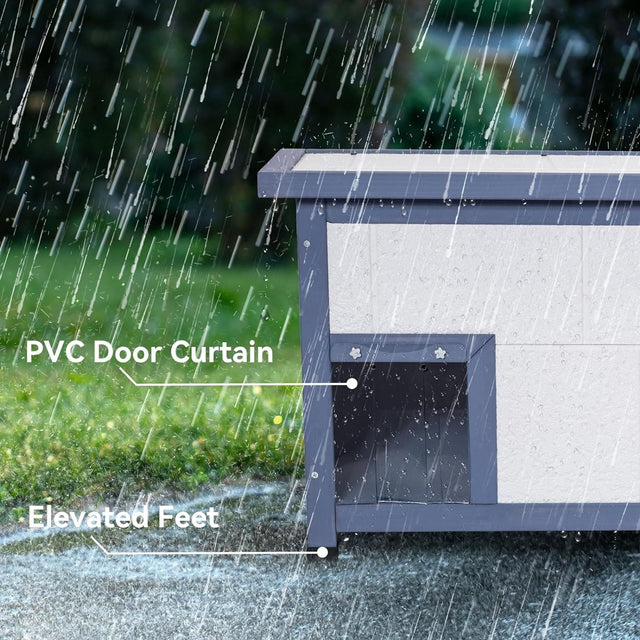 PETSFIT Large Catio Outdoor Cat Enclosure Weatherproof & Waterproof Outside Cat House - Pet Supplies