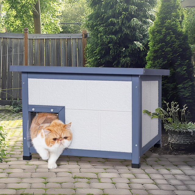 PETSFIT Large Catio Outdoor Cat Enclosure Weatherproof & Waterproof Outside Cat House - Pet Supplies