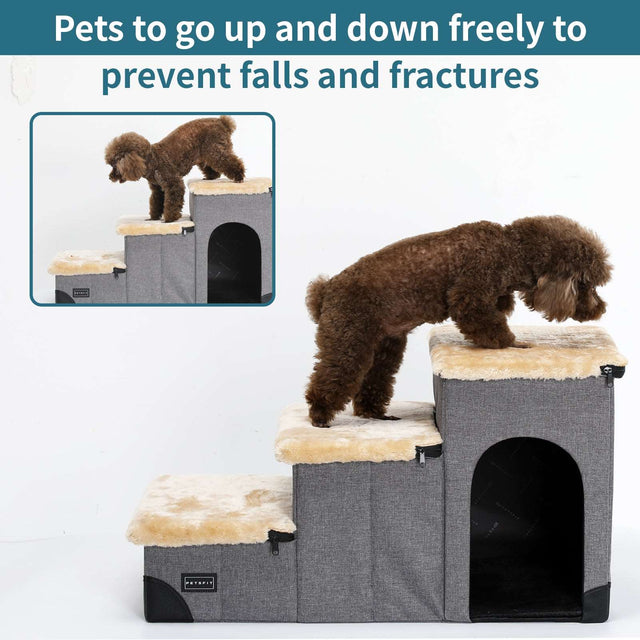 PETSFIT Pet Steps 3 in 1 Multi Use with Storage Room product image showing 9 d56700fc 605b 4be0 9abd 530041cbfe33 for pets...