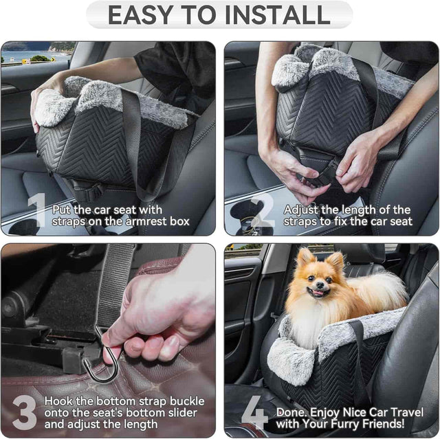 PETSFIT Center Console Dog Car Seat PETSFIT