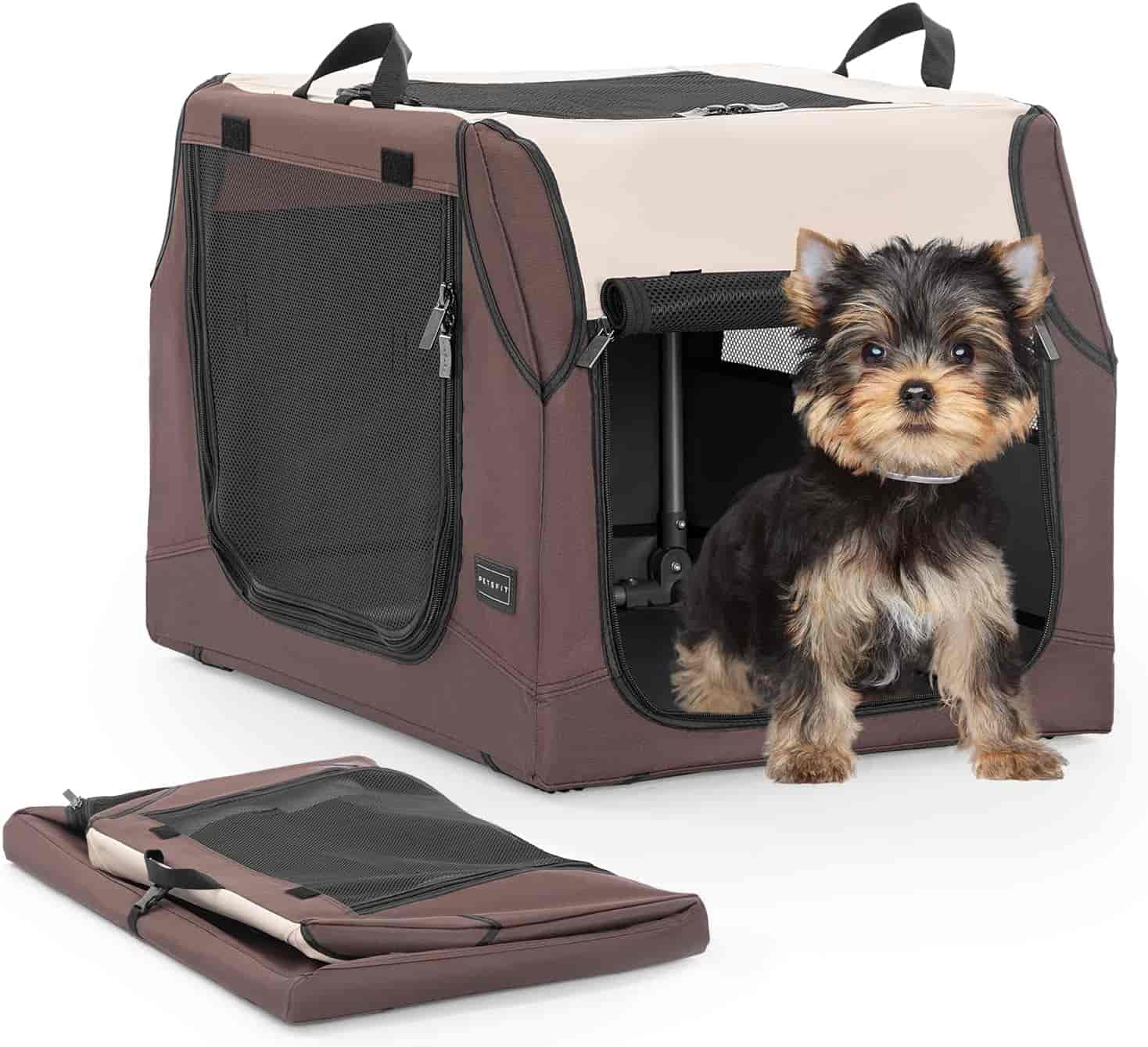 PETSFIT Soft-Sided Portable Travel Kennel for Pet
