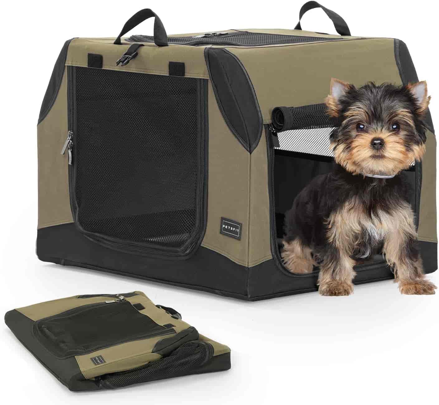 PETSFIT Soft-Sided Portable Travel Kennel for Pet
