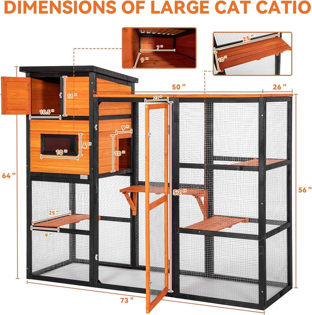 PETSFIT Indoor&Outdoor Cat Enclosure
