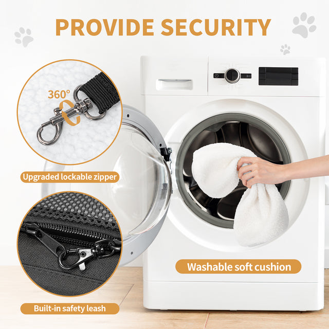 PETSFIT Two-Way Placement Dog Carrier Airline Approved Small Animals Carriers for Kittens