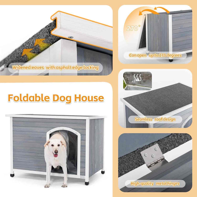 PETSFIT Big Outdoor Dog House PETSFIT