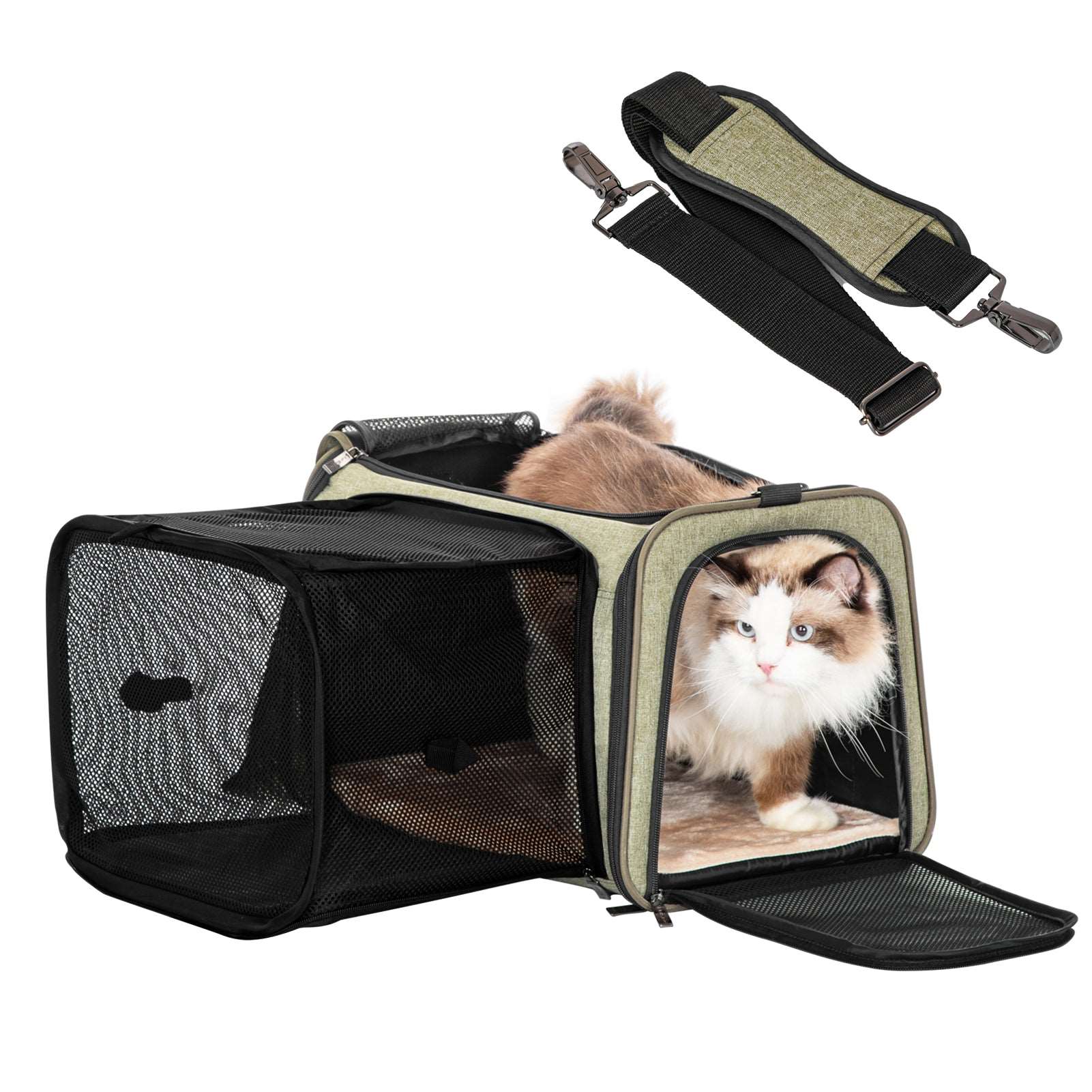 The Navigator Earth Convertible Petsfit Cat Backpack Carrier With