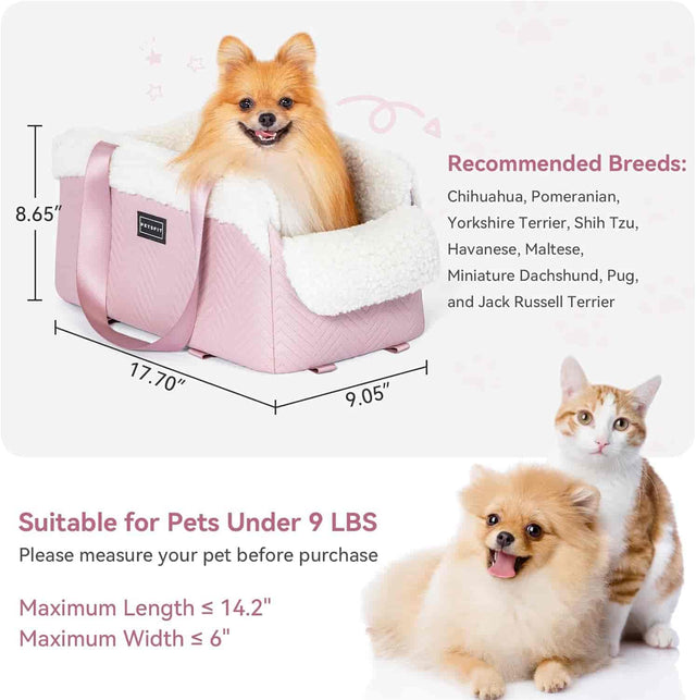 PETSFIT Center Console Dog Car Seat PETSFIT