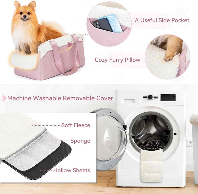 PETSFIT Center Console Dog Car Seat PETSFIT