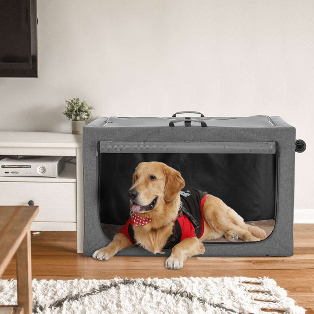 PETSFIT travel dog crate with comfort and safety