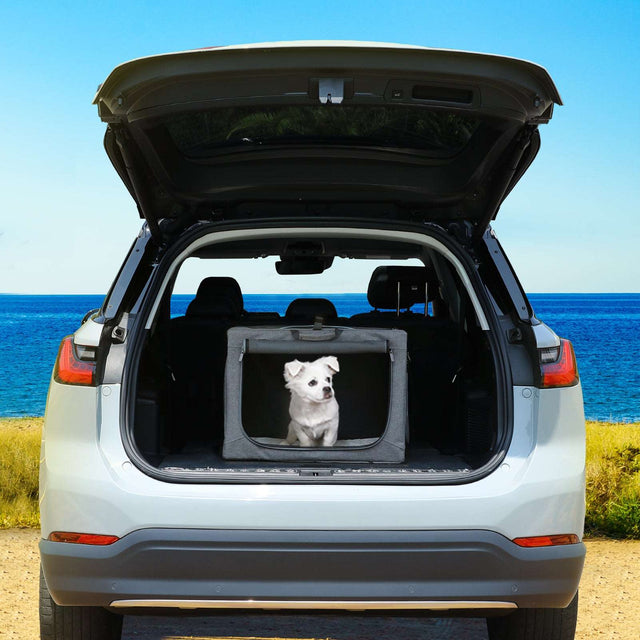 PETSFIT travel dog crate with comfort and safety