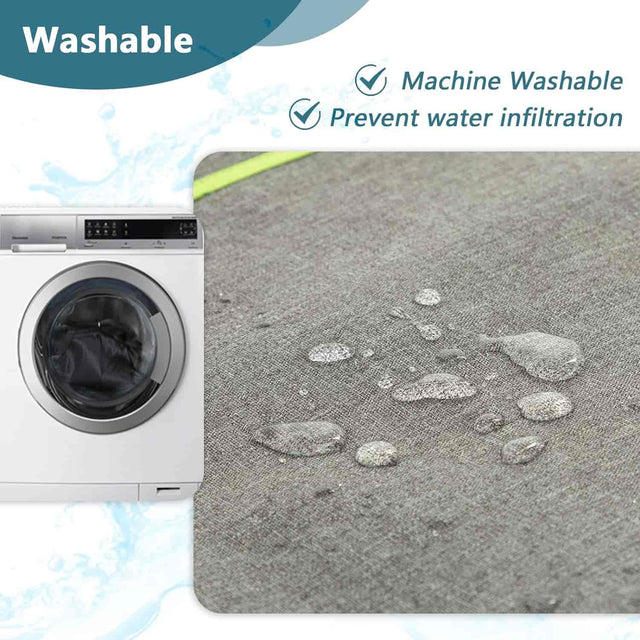 PETSFIT Double Doors Dog Crate Cover Fits Wire Crate Kennel Grey Black - PETSFIT STORE