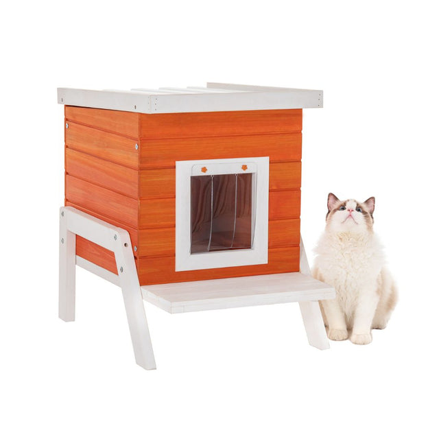 PETSFIT Heated Cat House For Outside PETSFIT