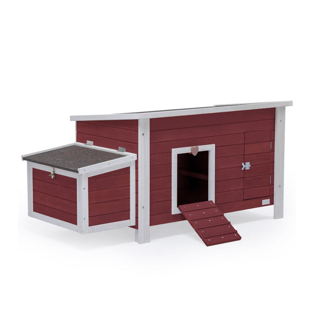 PETSFIT Large Chicken Coop For Sale with Perches Wooden Outdoor Weatherproof PETSFIT