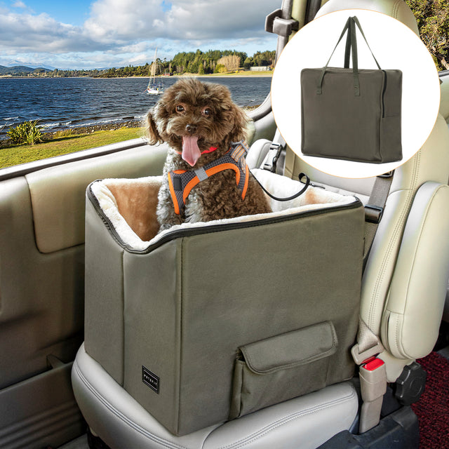 PETSFIT Dog Booster Car Seat front view for small dogs