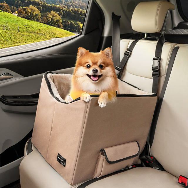 PETSFIT Dog Booster Car Seat front view for small dogs