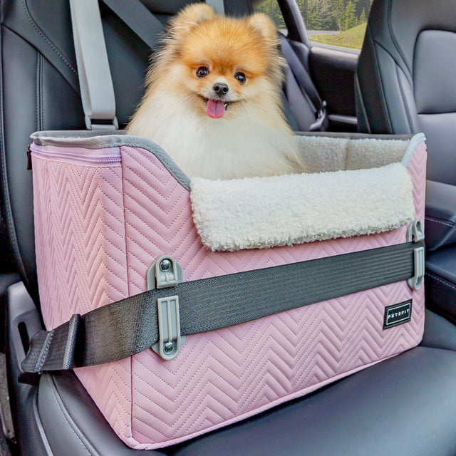 PETSFIT Dog Car Seat Pink