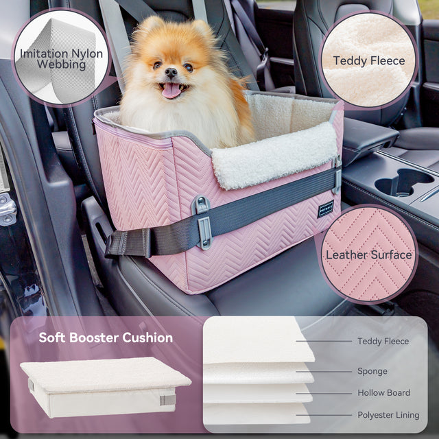 PETSFIT Dog Car Seat Pink