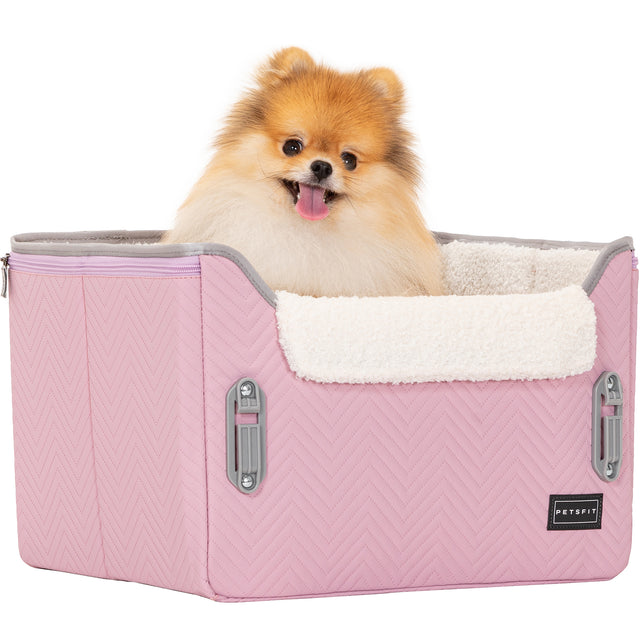 PETSFIT Dog Car Seat Pink
