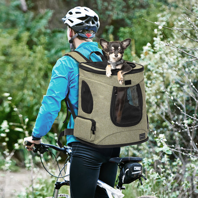 PETSFIT Pet Backpack Carrier for Hiking – Lightweight, Ergonomic, and Travel-Friendly Backpack for Cats and Small Dogs