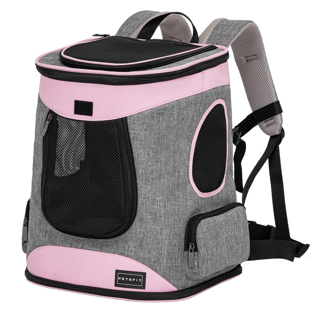 PETSFIT Pet Backpack Carrier for Hiking – Lightweight, Ergonomic, and Travel-Friendly Backpack for Cats and Small Dogs