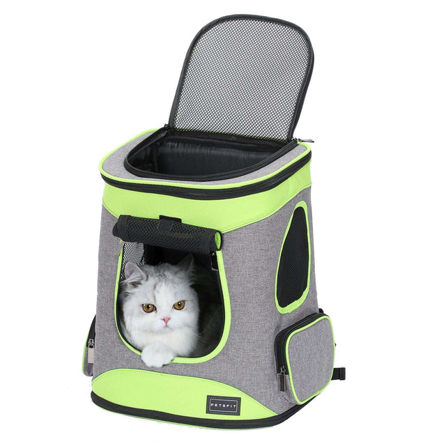 PETSFIT Pet Backpack Carrier for Hiking – Lightweight, Ergonomic, and Travel-Friendly Backpack for Cats and Small Dogs