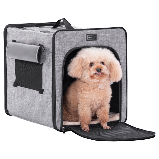 PETSFIT wire frame soft pet crate collapsible and portable