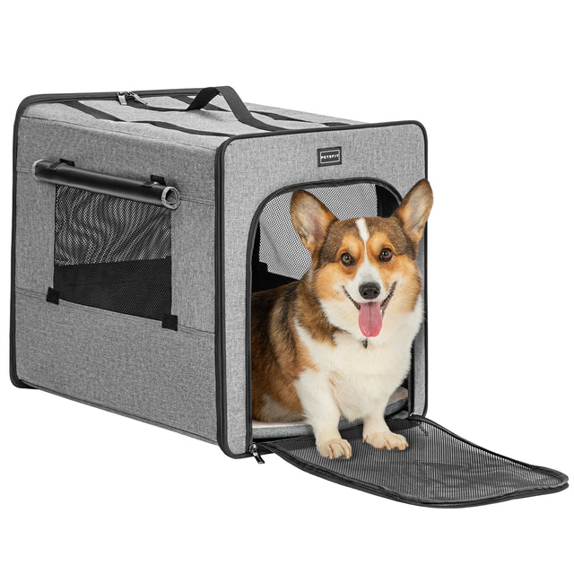 PETSFIT wire frame soft pet crate collapsible and portable