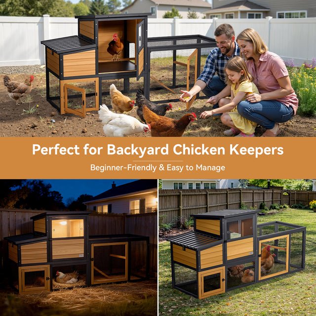 All wooden panels, PVC roof parts, screws, and hardware included for easy at-home assembly.