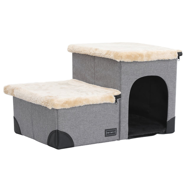 PETSFIT Pet Steps 3 in 1 Multi Use with Storage Room product image showing 7a0bdb71 11cd 4123 bcf6 a22d99df472d for petsfi...