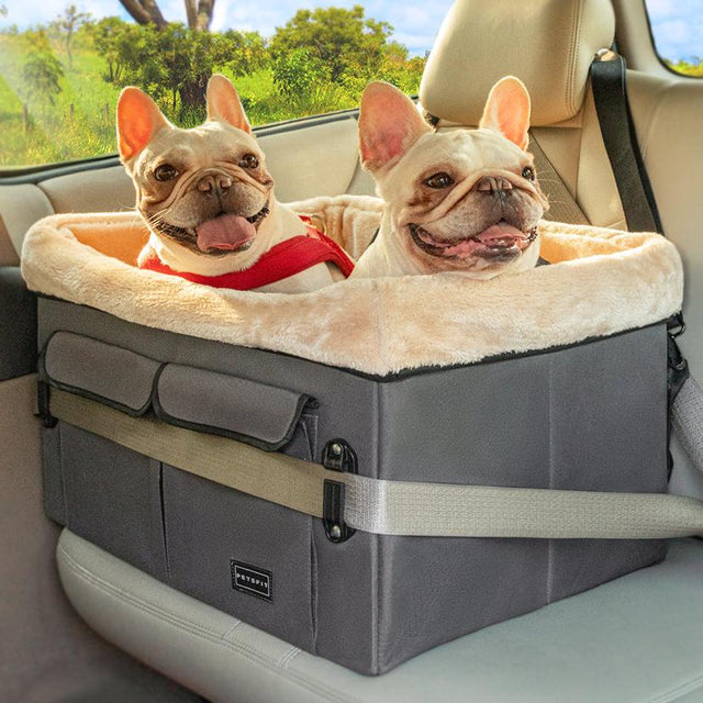 PETSFIT Dog Booster Seat For Car Pet Travel Booster Seat with Safety Belt - PETSFIT STORE