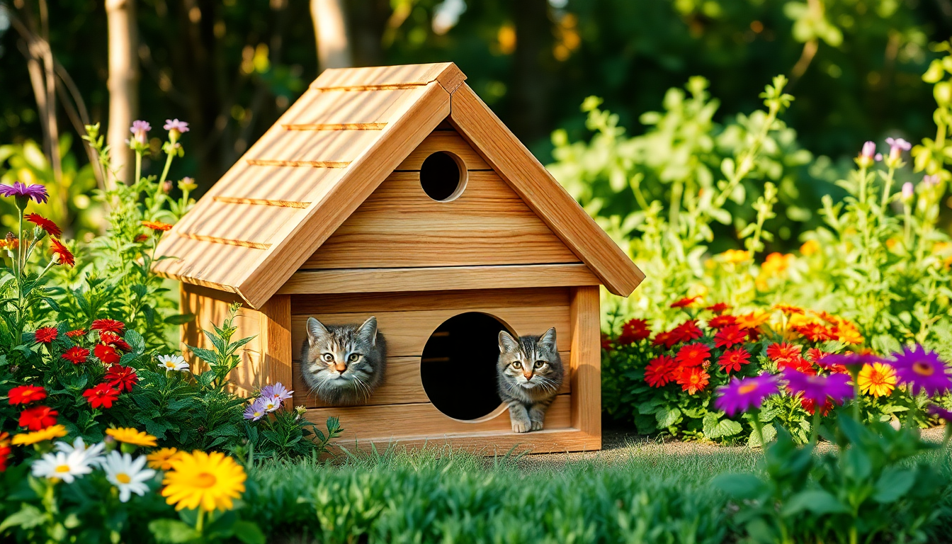 Unleash Your Cat's Outdoor Adventure with the PETSFIT Outdoor Cat House