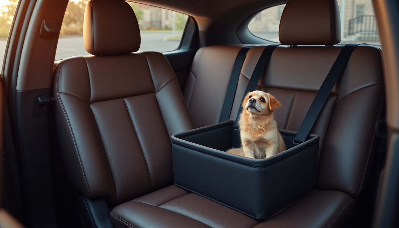 Elevate Your Dog's Ride with the PETSFIT Dog Booster Car Seat