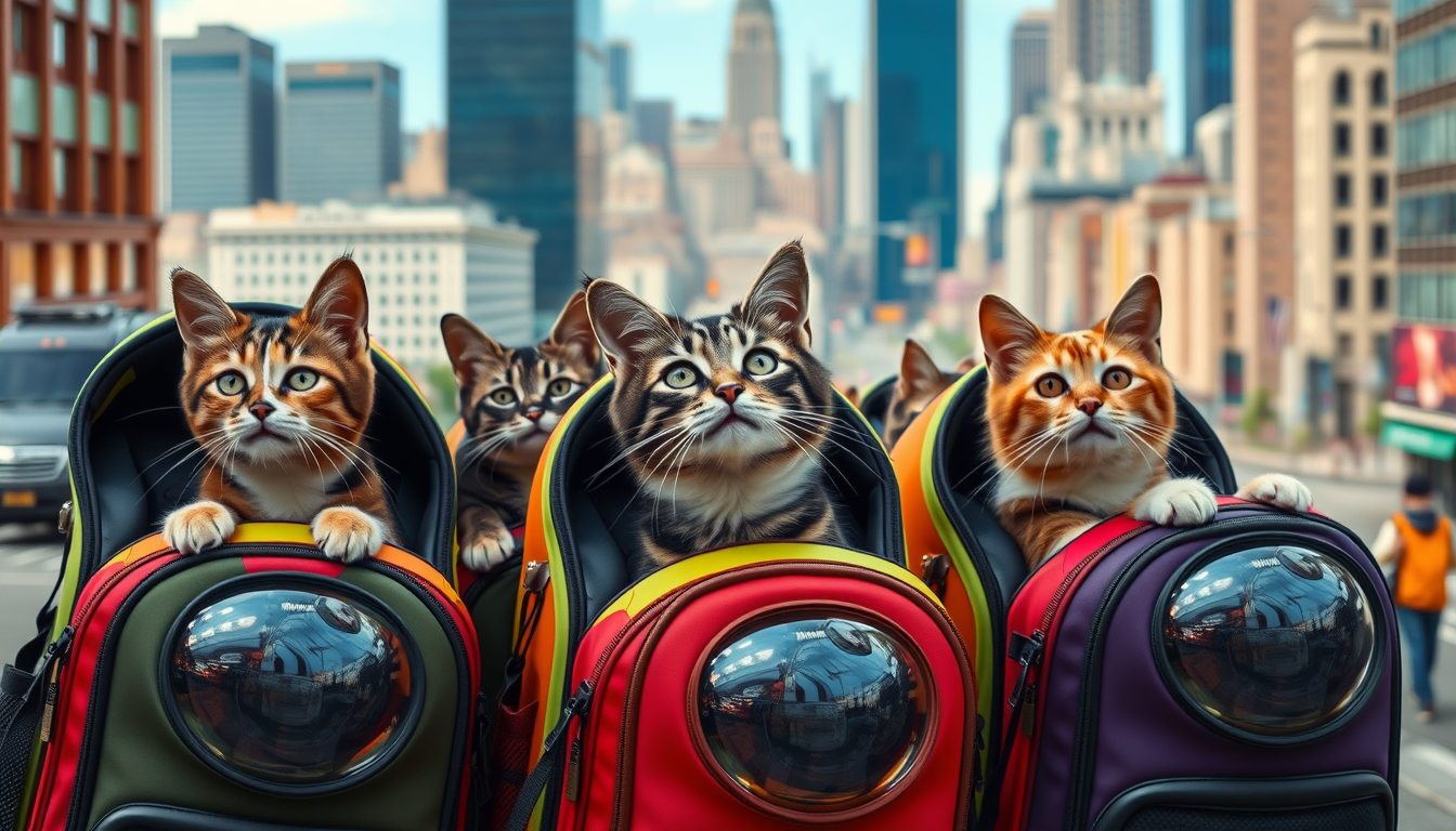 Top 5 Cat Backpacks Making Waves in Pet Travel News