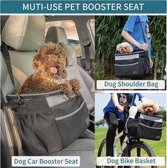 Petsfit-Dog-Bike-Basket-Dog-Car-Seat-with-Front-Pocket-03