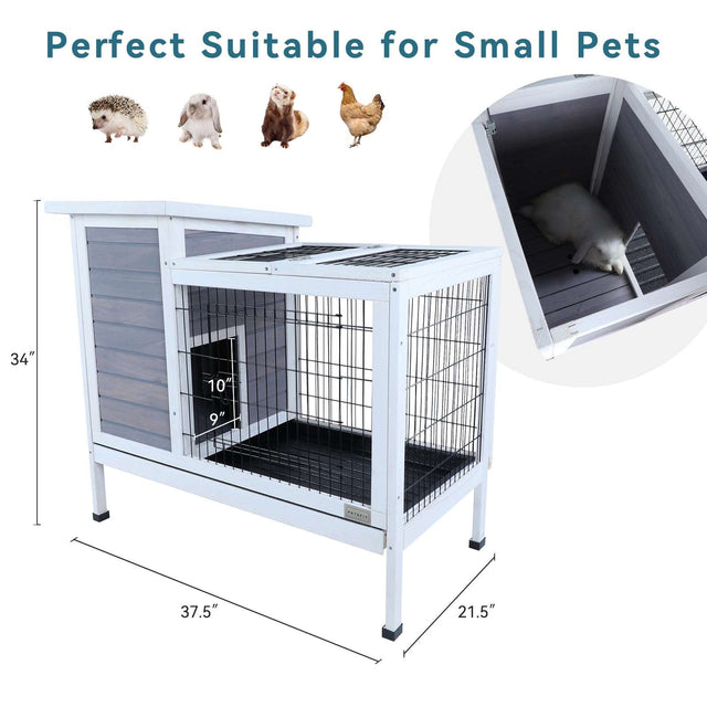 Petsfit-Guinea-Pig-Cage-Rabbit-Hutch-with-Pull-Out-Tray-08