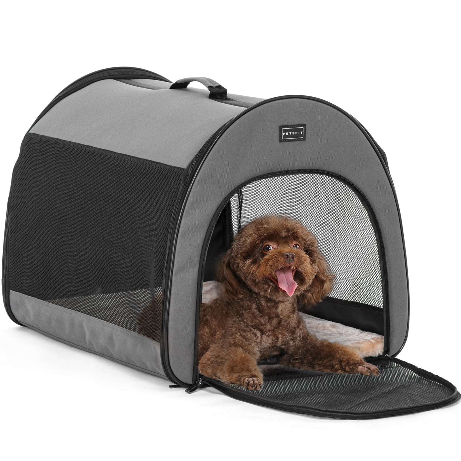 Pet Carrier Bag Soft Sided Best Portable Dog Crate for Car – PETSFIT