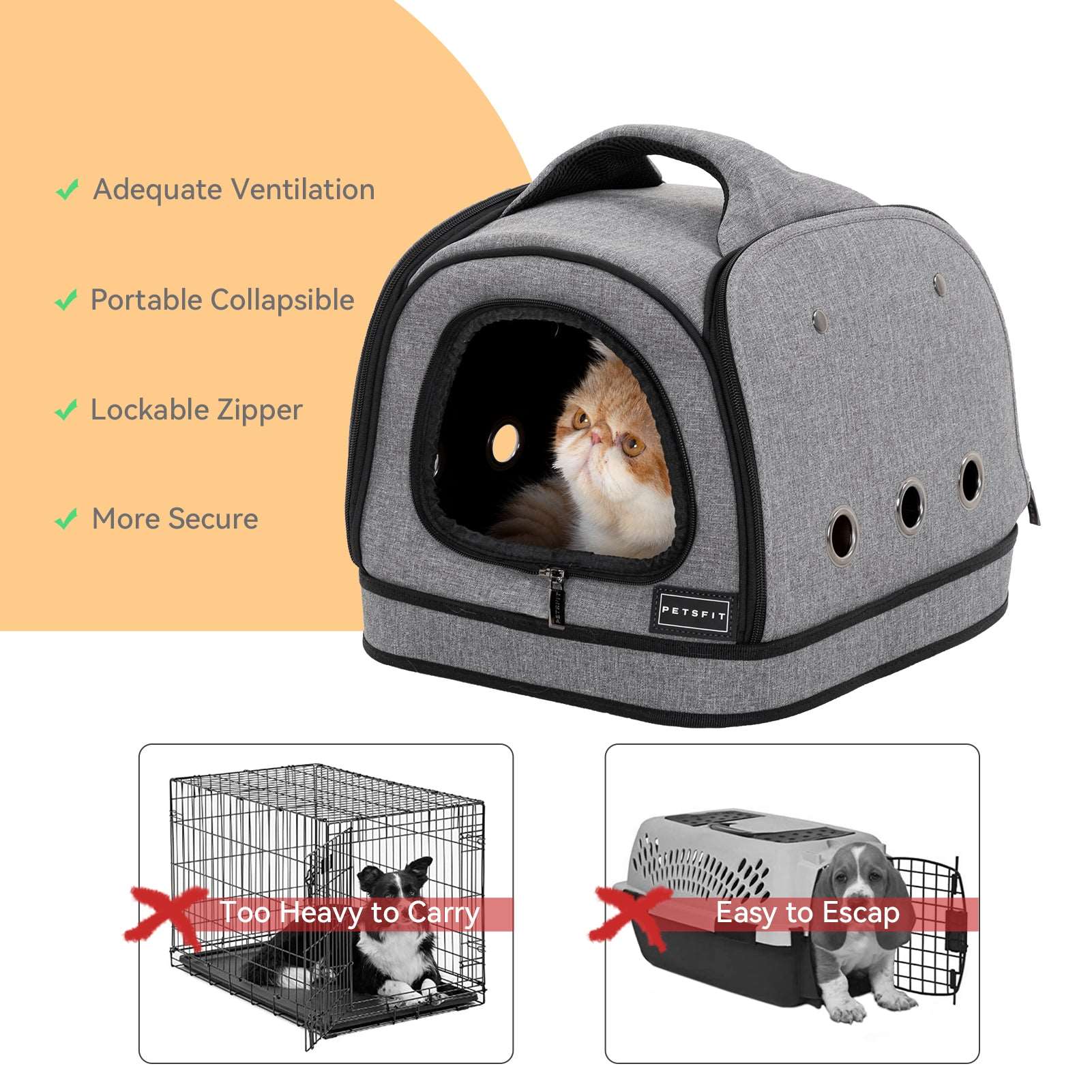 Petsfit-Soft-Sided-Small-Dog-Kennel&Cat-Kennel-09