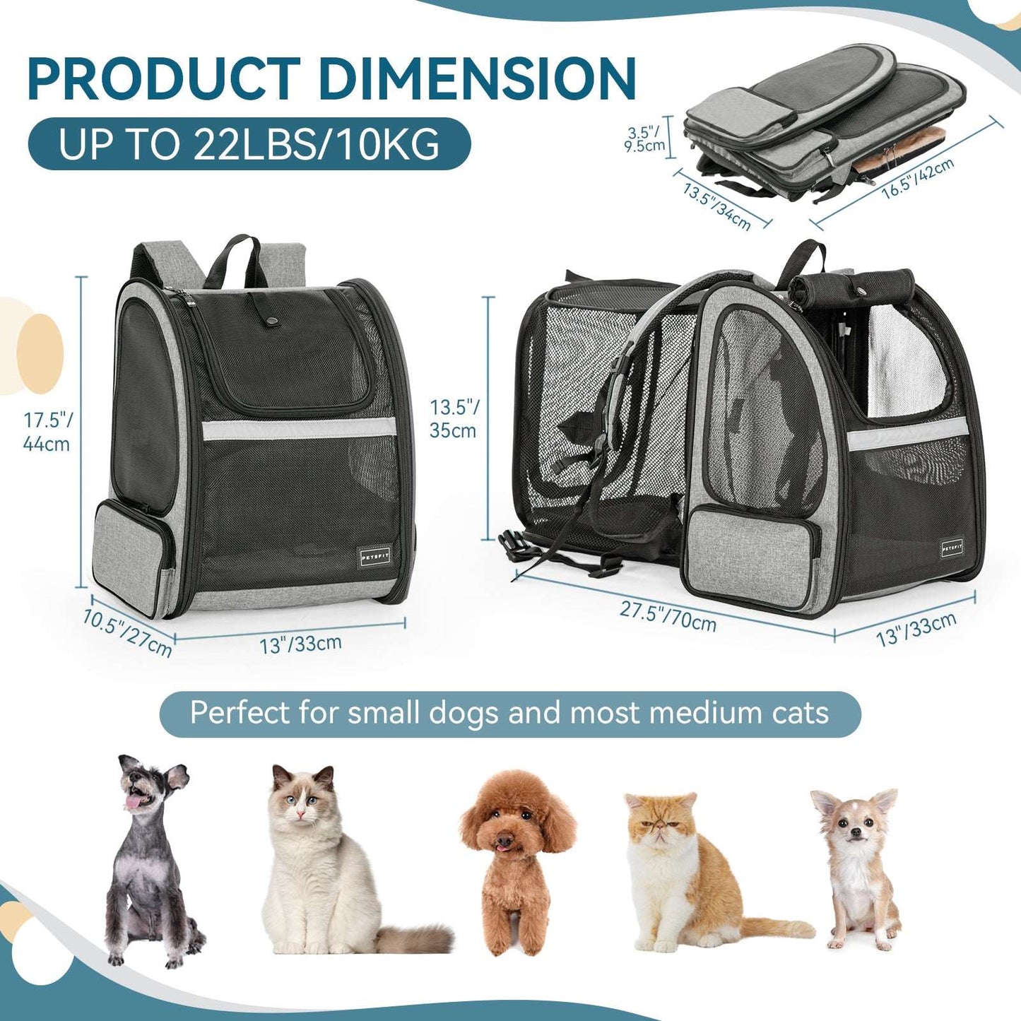 Petsfit-Dog-and-Cat-Backpack-Carrier-Expandable-with-Great-Ventilation-03