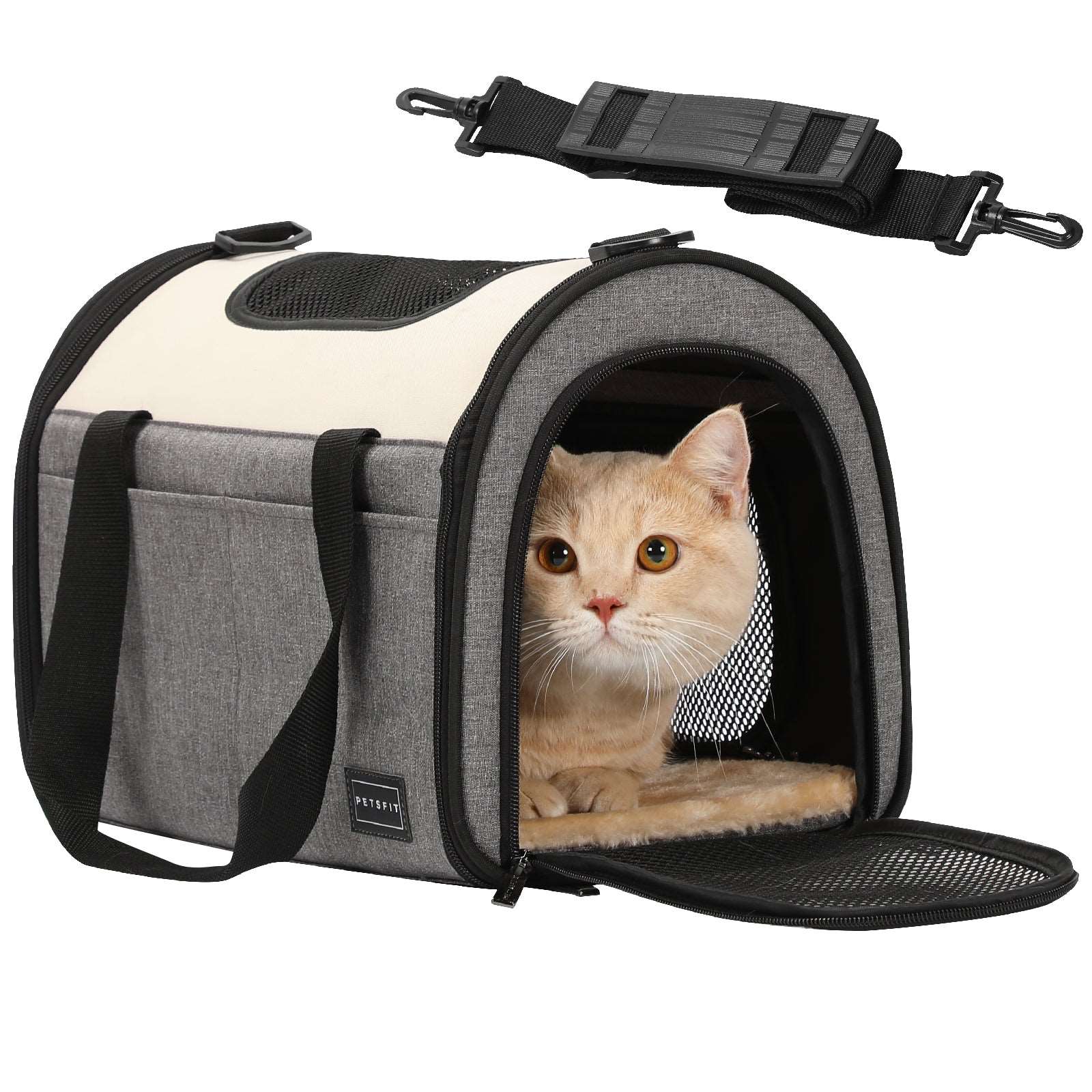 Petsfit-Cat-Carrier-Bag-Dog-Carriers-Self-Lock-Zipper-Opening-02