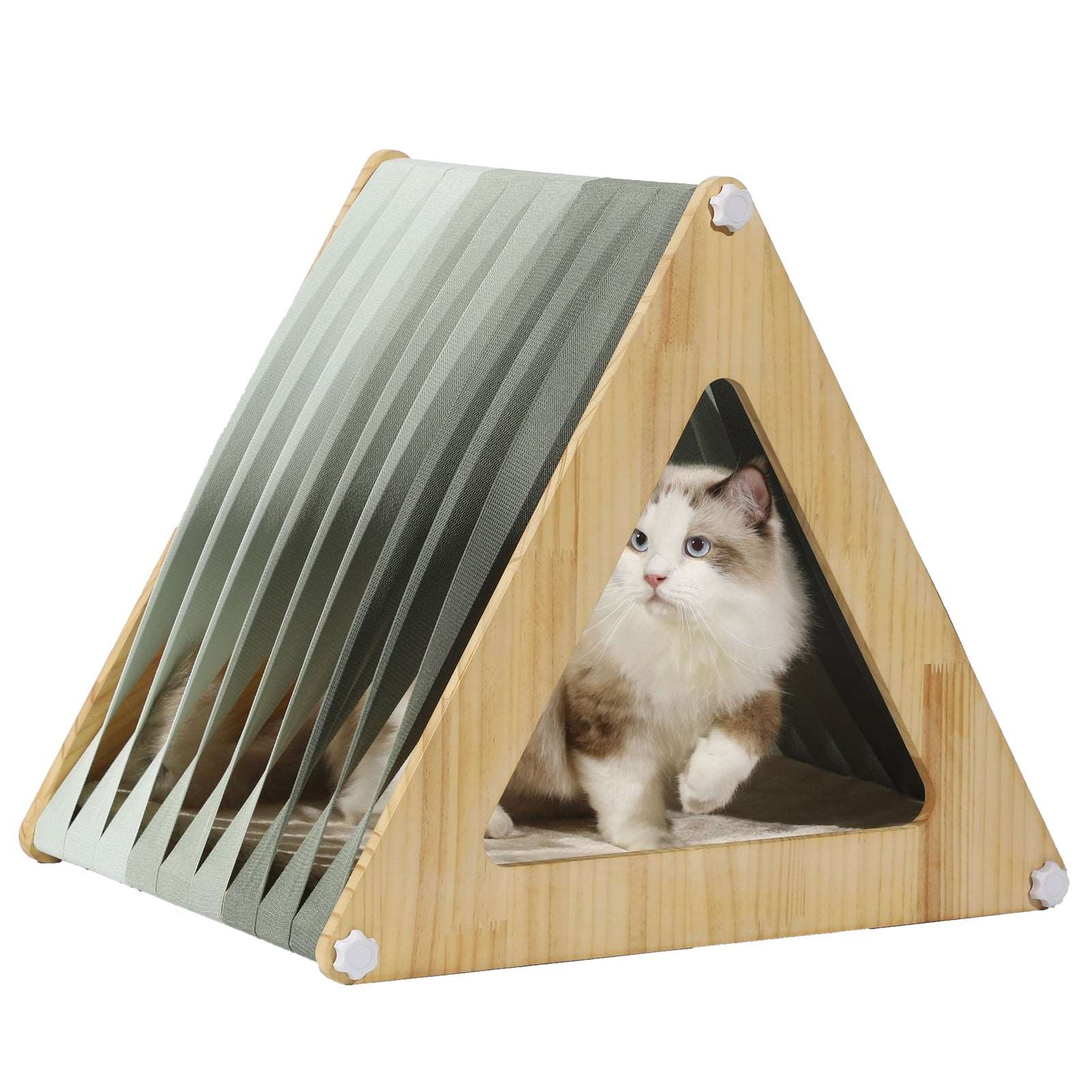 Petsfit-Modern-Style-Wood-Cat-House-with-Soft-Mat-01