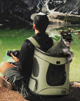 PETSFIT Soft Pet Backpack Carrier for Hiking