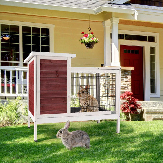 Petsfit-Guinea-Pig-Cage-Rabbit-Hutch-with-Pull-Out-Tray-07