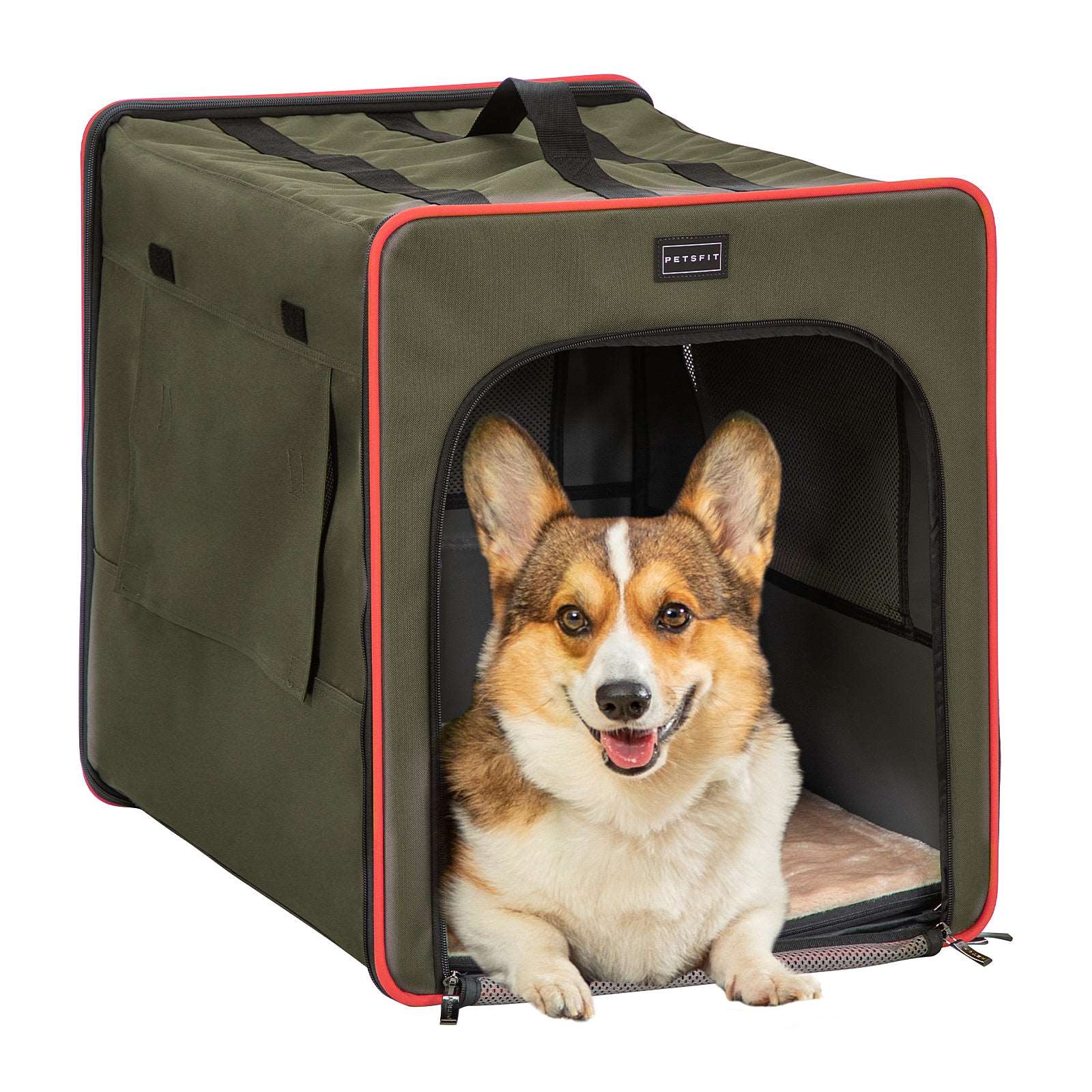 Petsfit-Sturdy-Wire-Frame-Soft-Pet-Crate-Collapsible-for-Travel-02