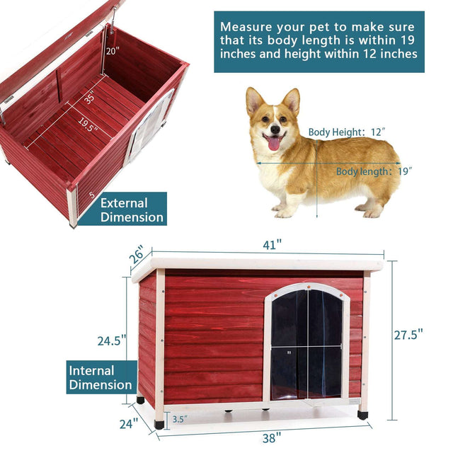 Petsfit-Weatherproof-Wooden-Outdoor-Dog-House-02