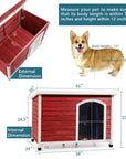 Petsfit-Weatherproof-Wooden-Outdoor-Dog-House-02