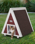 PETSFIT-Single-Story-Triangular-Cat-House-With-Foot-Stand-01