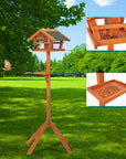 petsfit-outdoor-bird-feeder-stand-wooden-bird-table-tray-feeder-pole-hanger-for-outside-with-real-shingles-and-tripod-base-02