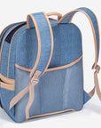 PETSFIT Trendy Denim Pet Carrier Backpack