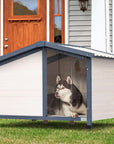 PETSFIT Waterproof PVC Roof Outdoor Dog House